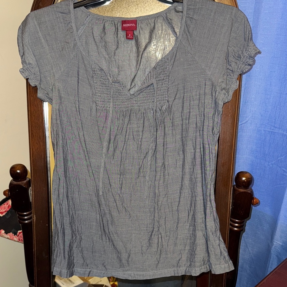 Merona Charcoal Blouse for Women